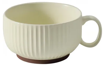 Productafbeelding van Keramische Soepmok 450ml - Beige