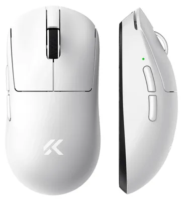 Produktbild von MCHOSE A7 v2 Pro, Beidhändig, Optisch, RF Wireless + Bluetooth + USB Type-C, 26000 DPI, Weiß