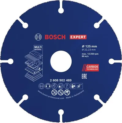 Produktbild von EXPERT Multi Material Carbide-Trennscheibe, 125 x 22,23 mm