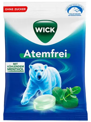 Produktbild von Wick Atemfrei ohne Zucker 72g