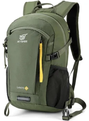 Produktbild von Leichter Wanderrucksack mit Rückenbelüftung, 30L, Militärgrün