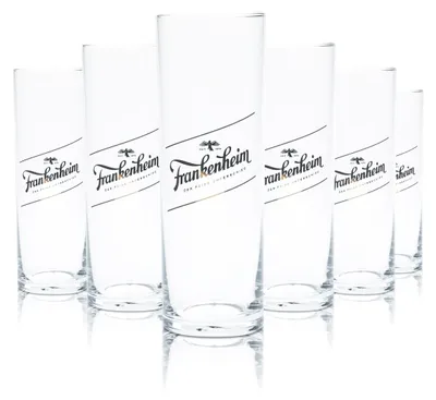 Produktbild von 6x Frankenheim Bier Glas 0,3l Altbier Stange Becher Gläser Alt Brauerei Beer Bar