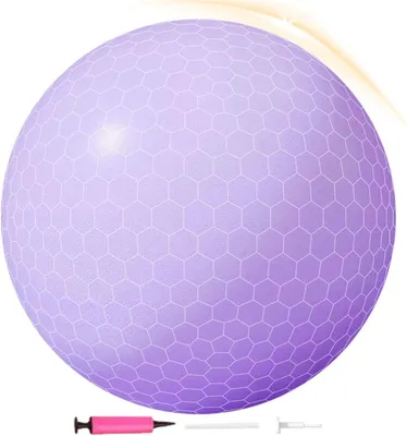 Produktbild von Kleine Übungsbälle, kompakt und tragbar, 25 cm, aufblasbarer Balance-Trainingsball, ideal für Yoga und Pilates