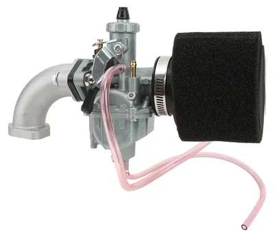 Obrázok produktu pre Sada vzduchového filtra a sacieho potrubia pre karburátor VM22 s priemerom 26 mm, náhradný diel pre motory DHZ Pitpro Atomik s objemom 110 cm³, 125 cm³ a 140 cm³