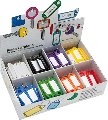 Produktbild von WEDO Schlüsselanhänger mit S-Haken im 200er Display