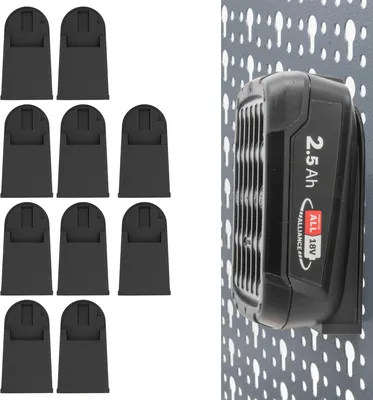 Produktbild von 10x Akkuhalter für Bosch PBA ALL 18V für Küpper Lochwand Halterung Akku Halter Wand