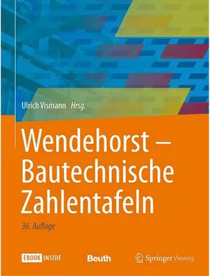 Produktbild von Wendehorst Bautechnische Zahlentafeln