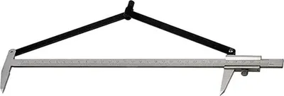 Produktbild von FORMAT Zirkelmessschieber 300mm, Länge:nv, Messbereich:200 mm, Ableseart:0,1 mm, Grad-Einteilung:nv