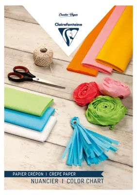 Produktbild von Clairefontaine Farbfächer Krepppapier 999901C