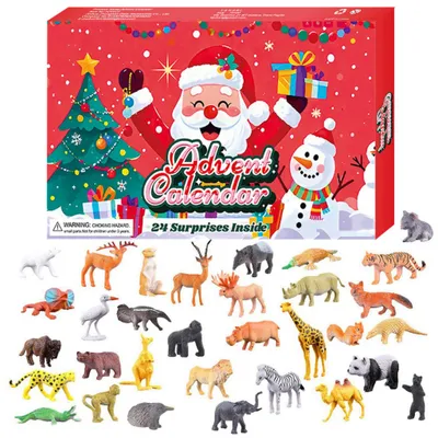 Produktbild von Weihnachtskalender 2025,Countdown Kalender, 24 Sammlerüberraschungen, 2025 Weihnachtsgeschenk für Kinder