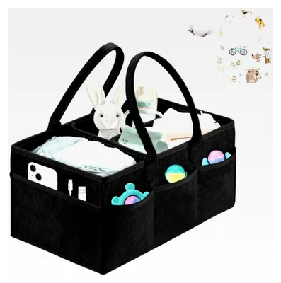 Produktbild von Wickeltasche Organizer aus Filz – Tragbare, faltbare Tasche für Neugeborene