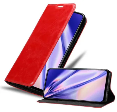 Immagine prodotto di Cadorabo custodia per Honor 9X PRO custodia protettiva in rosso custodia per cellulare cover chiusura magnetica