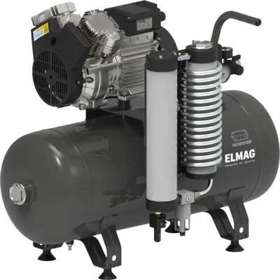 Produktbild von Elmag Dentalkompressor 350/8/50W - liegend, 21111