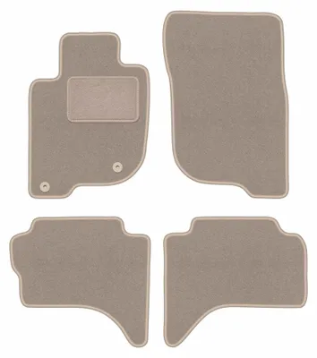 Productafbeelding van Velours automatten voor Fiat Fullback vanaf 2015 – 4-delig, beige, op maat – Wielganizator LUX