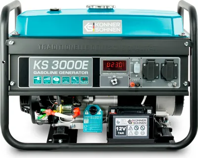 Produktbild von KS 3000E Stromerzeuger Generator Benzin Notstromaggregat 3000 Watt mit E-Start