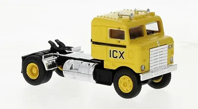 Immagine prodotto di Brekina 85953 - Kenworth Bullnose in scala 1/87, giallo, ICX, 1950 - Nuovo
