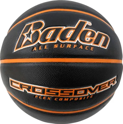 Immagine prodotto di BADEN Pallacanestro Crossover Gioco e Allenamento Palla Outdoor 303000505 Taglia 5, Colore:Nero