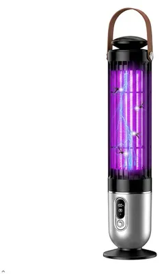 Produktbild von Elektrischer, wiederaufladbarer Insektenvernichter mit UV-Lampe und Nachtlicht, 2-in-1, mit Dämmerungssensor