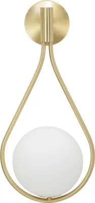 Obrázek produktu pro Mauro Ferretti nástenné svietidlo Glamy Ablegen E14 24x20x52 cm zlatá biela