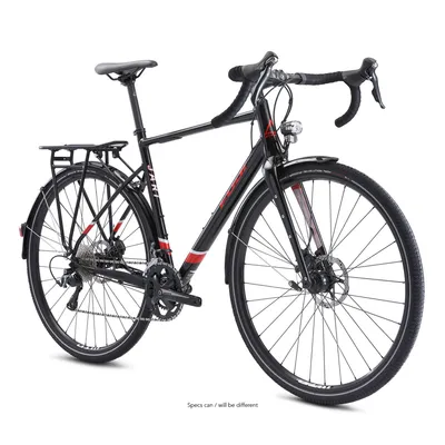Produktbild von Fuji Jari 2.1 LTD Gravelbike 28 Zoll Gravel Bike Damen und Herren ab 150 cm Road Bike Graveler Bike Cyclocross Fahrrad 20 Gang Shimano Tiagra, Farbe:schwarz, Rahmengröße:48 cm
