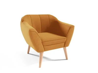Produktbild von Polstersessel FENDI, Stilvolles Design, Ideal für Wohnzimmer, Büro oder Wartezimmer (Velutto 08)