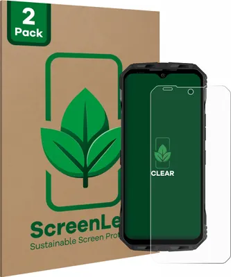 Produktbild von 2x ScreenLeaf Schutzfolie für Doogee V Max Plus nachhaltiger Displayschutz Display Schutz Folie Klar Transparent