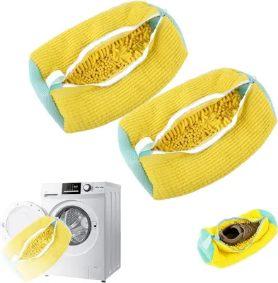 Productafbeelding van Wasmand voor schoenen, geschikt voor de wasmachine, herbruikbaar, van netstof, voor de wasmachine