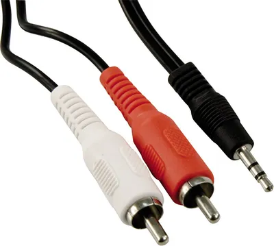 Produktbild von Audio-Adapterkabel HOLLYWOOD, AUX 3,5mm Klinke zu Cinch-Stecker, 5m