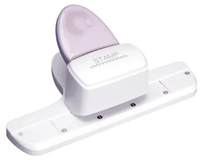Produktbild von Briefmarkenstanzer Scrapbooking Papierstanzer Randstanzer DIY Karten Basteln 80–350g Hebel Mechanik