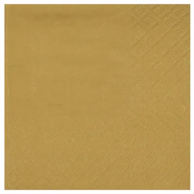 Produktbild von 25 Cocktail-Servietten gold