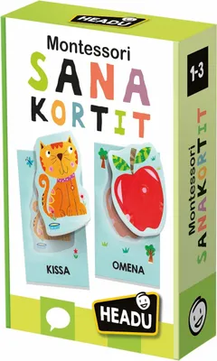 Obrázek produktu pro Dětské kartičky Headu Montessori (ve finštině)