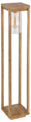 Produktbild von Außenleuchte, Stehlampe, ALU, Holzoptik, H 80 cm