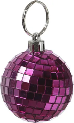 Spiegelkugel 5cm pink- Discokugel Echtglas zur Dekoration
