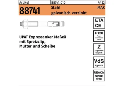 Image de Upat Expressanker MAX 16/160/283 10 pcs