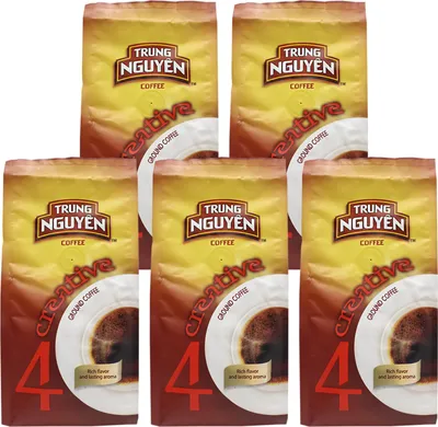 Produktbild von Trung Nguyen Creative 4 Vietnam Kaffee Arabica & Robusta gemahlen 5x250g