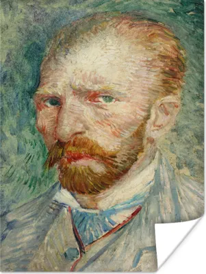 Produktbild von MuchoWow® Poster Selbstporträt - Vincent van Gogh 120x160 cm - Wandbilder