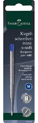 Produktbild von Faber-Castell Kugelschreibermine x-soft M blau Blister