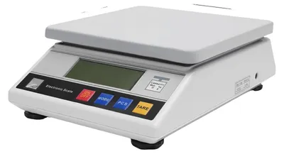 Image de Balance de précision, écran LCD, fonction tare, WEISS