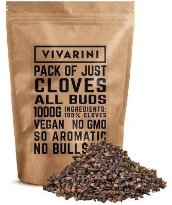 Produktbild von Vivarini - Gewürznelken Ganz 1kg - Natürliche Ganze Nelken - Aromatisches Gewürz Für Tee, Glühwein Und Speisen -