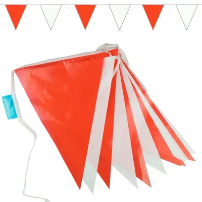 Produktbild von Goodymax® Wimpelkette 10 m Rot-Weiß
