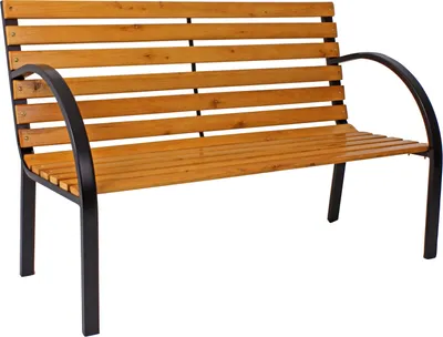 Produktbild von Garden Pleasure 960363 Parkbank 'BELLEVUE' mit Armlehnen, für Innenbereich, belastbar bis 200 kg