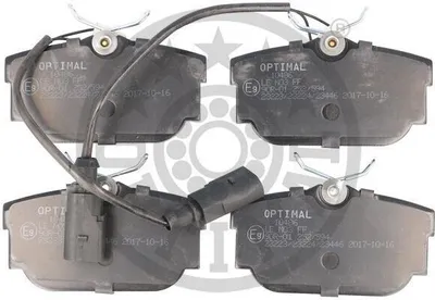 Produktbild von OPTIMAL Bremsbeläge Satz Hinten Bremsklötze für VW Transporter IV Bus (70B, 70C, 7DB, 7DK, 70J, 70K, 7DC, 7DJ) BP-10486