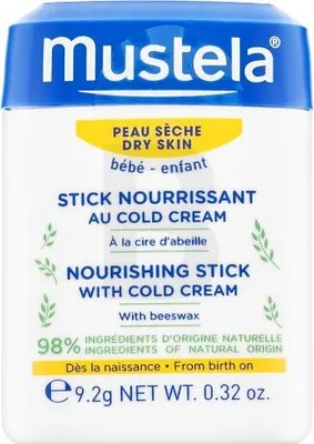 Obrázok produktu pre Mustela Bébé Ochranná hydratačná tyčinka Výživná tyčinka 9,2 g