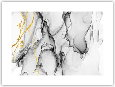 Produktbild von Poster - Poster ohne Rahmen - Stein Abstraktion Kontrast - 40x30 cm - Wand Bild - Wanddeko - Wandbilder - Kunstposter - Wandposter - Bilder - Kunstdruck - Wanddekoration - Wandbild - P2XAA40x30-4761