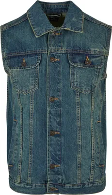 Zdjęcie produktu dla Urban Classics Denim Vest, Rozmiar: Xxl; Kolor: Jasnoniebieski