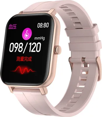 Immagine prodotto di Smart Watch Batteria incorporata Temperatura Frequenza cardiaca Pressione sanguigna Ossigeno Monitoraggio del sonno Musica Controllo Bracciale Rosa
