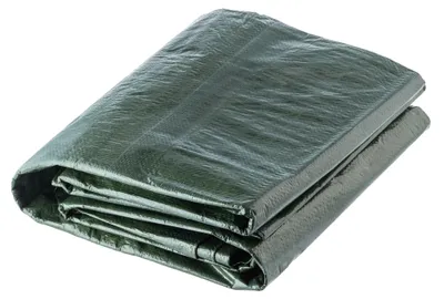 Obrázek produktu pro Plachta, polypropylenová, rozměry 6 m × 4 m, voděodolná, odolná proti UV záření, zesílené okraje