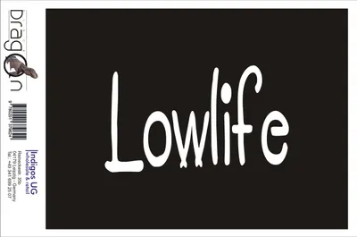 Produktbild von Aufkleber / Autoaufkleber - JDM / Die cut / Auto / OEM - Lowlife - 190x110 mm silber - Heckscheibe / Heckscheibenaufkleber