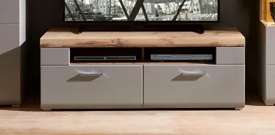 Immagine prodotto di Mobile TV >Kathlin< in metallo basalto - 140x51x47 cm (LxAxP)