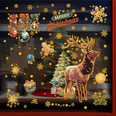 Immagine prodotto di Adesivo da parete Merry Christmas Tipo4 - Natale KP34620